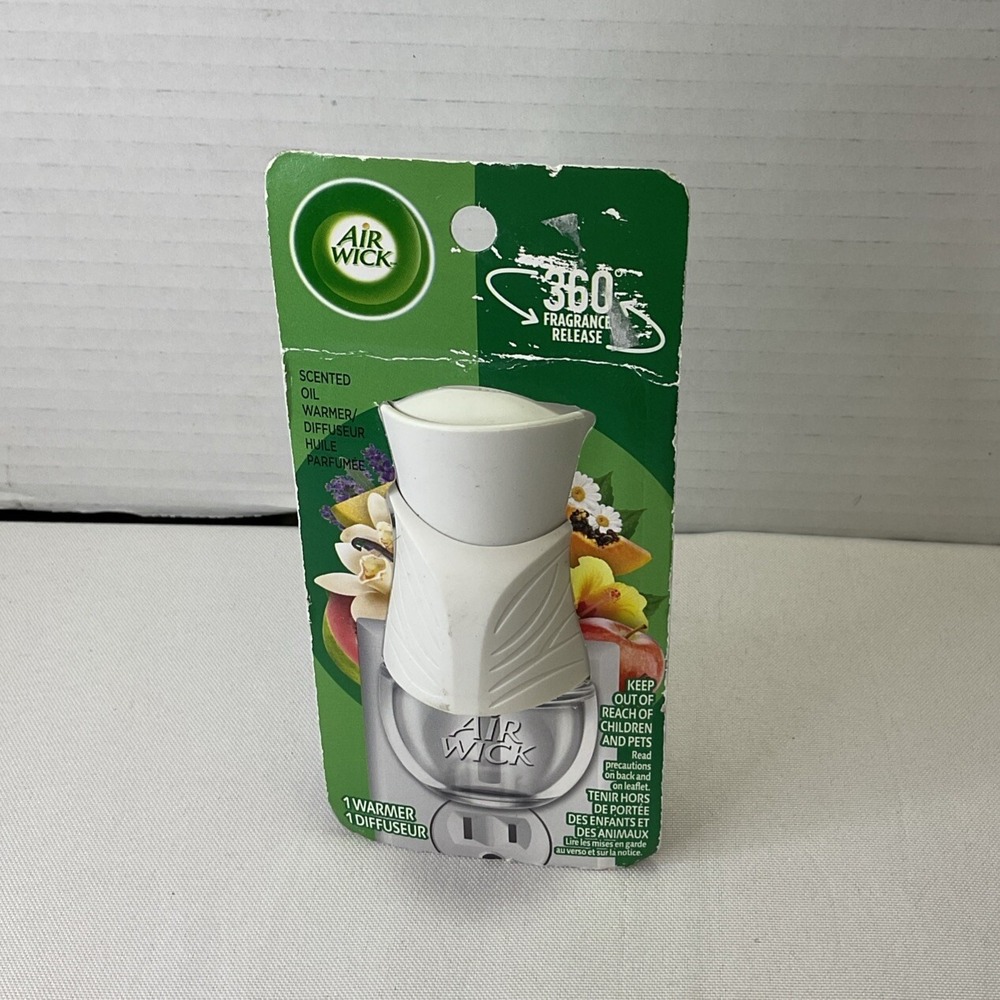 Air Wick plug in Scented Oil Warmer, White, 1‎ Count, Essential Oils, Freshener